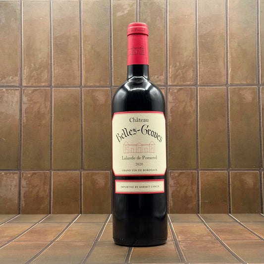 Chateau Belles-Graves, Lalande-de-Pomerol, France, Merlot, 2020
