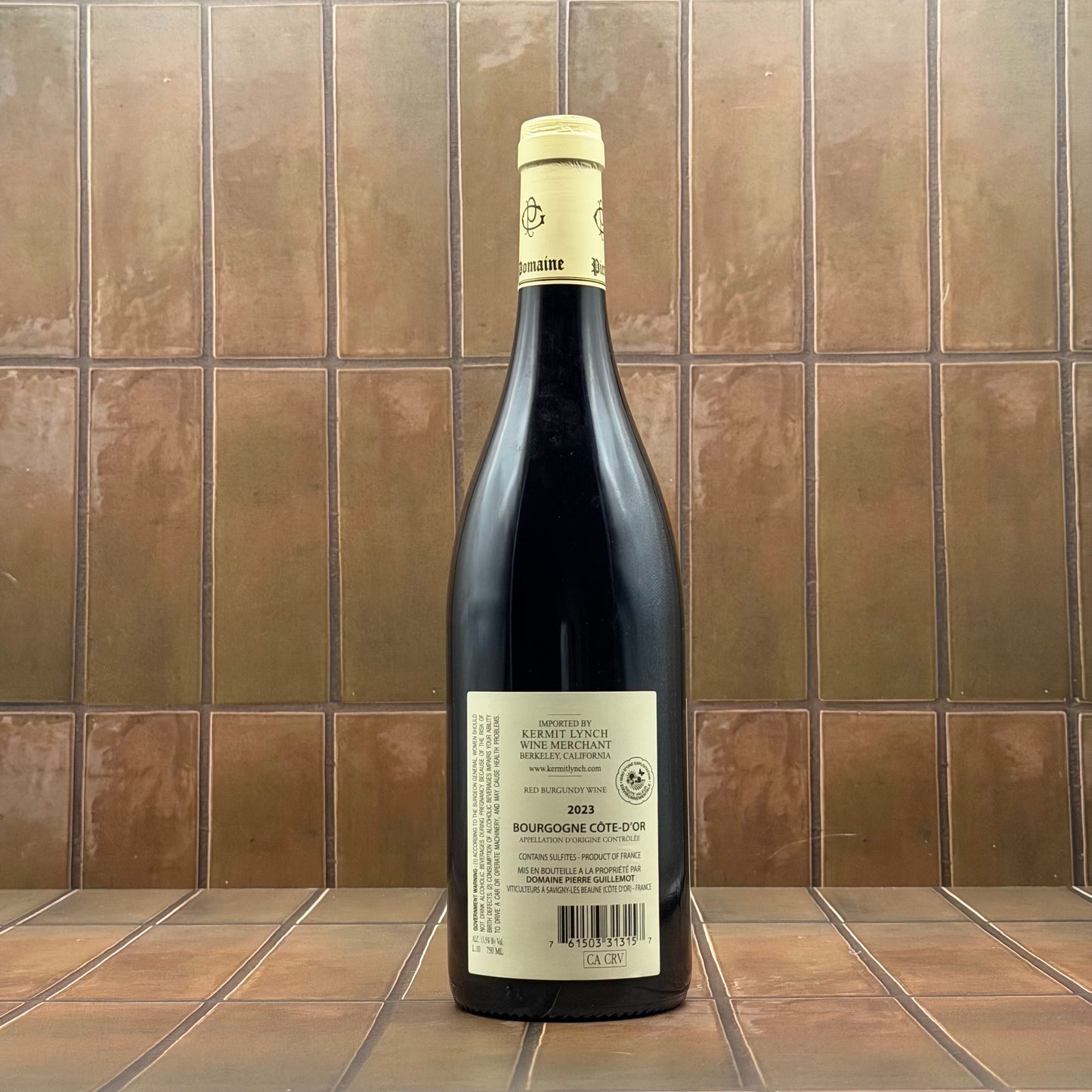 Pierre Guillemot, Burgundy, France, Pinot Noir, 2023