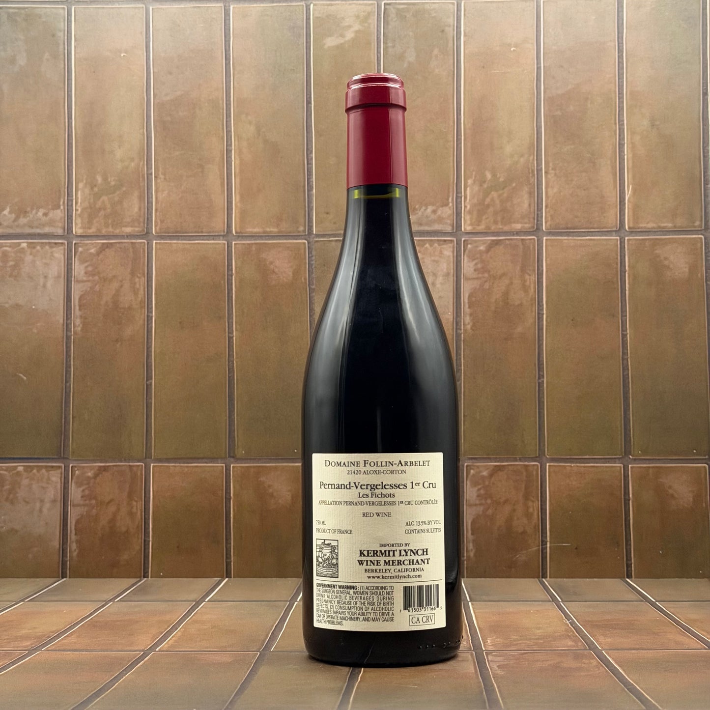 Follin-Arbelet, 'Les Fichots', Pernand-Vergelesses 1er Cru, Burgundy, France, Pinot Noir 2023