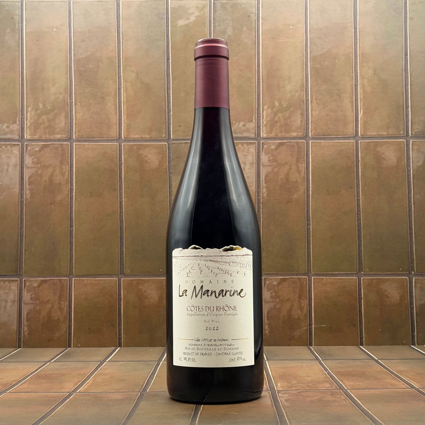 La Manarine, Cotes-du-Rhone, France, Grenache Blend 2023