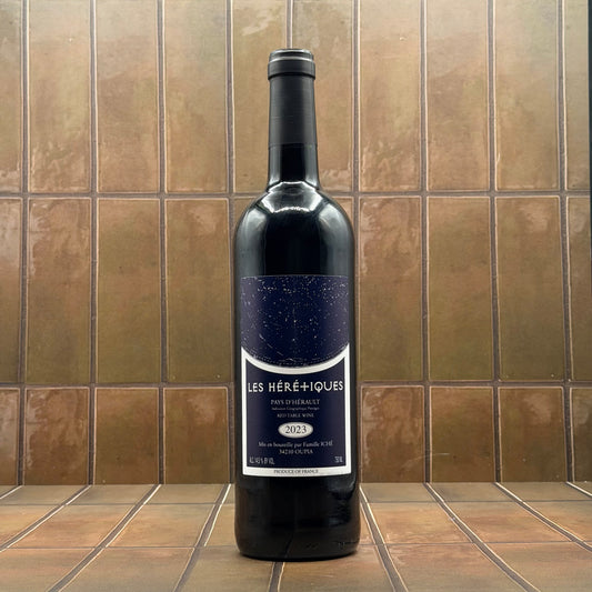 Chateau d'Oupia, 'Heretiques', Languedoc, France, Syrah Blend, 2023