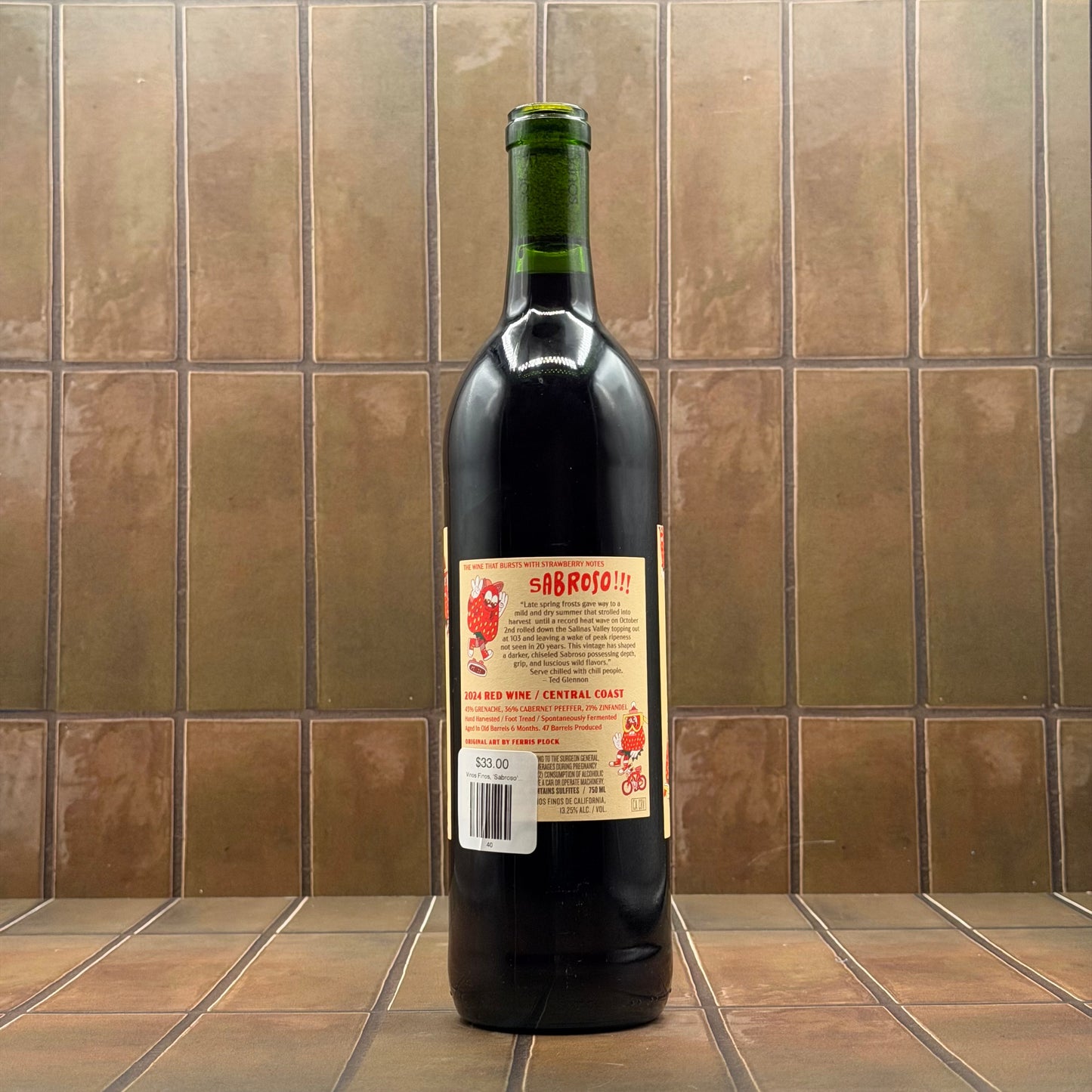 Vinos Finos, 'Sabroso', Central Coast, California, Grenache Blend 2024