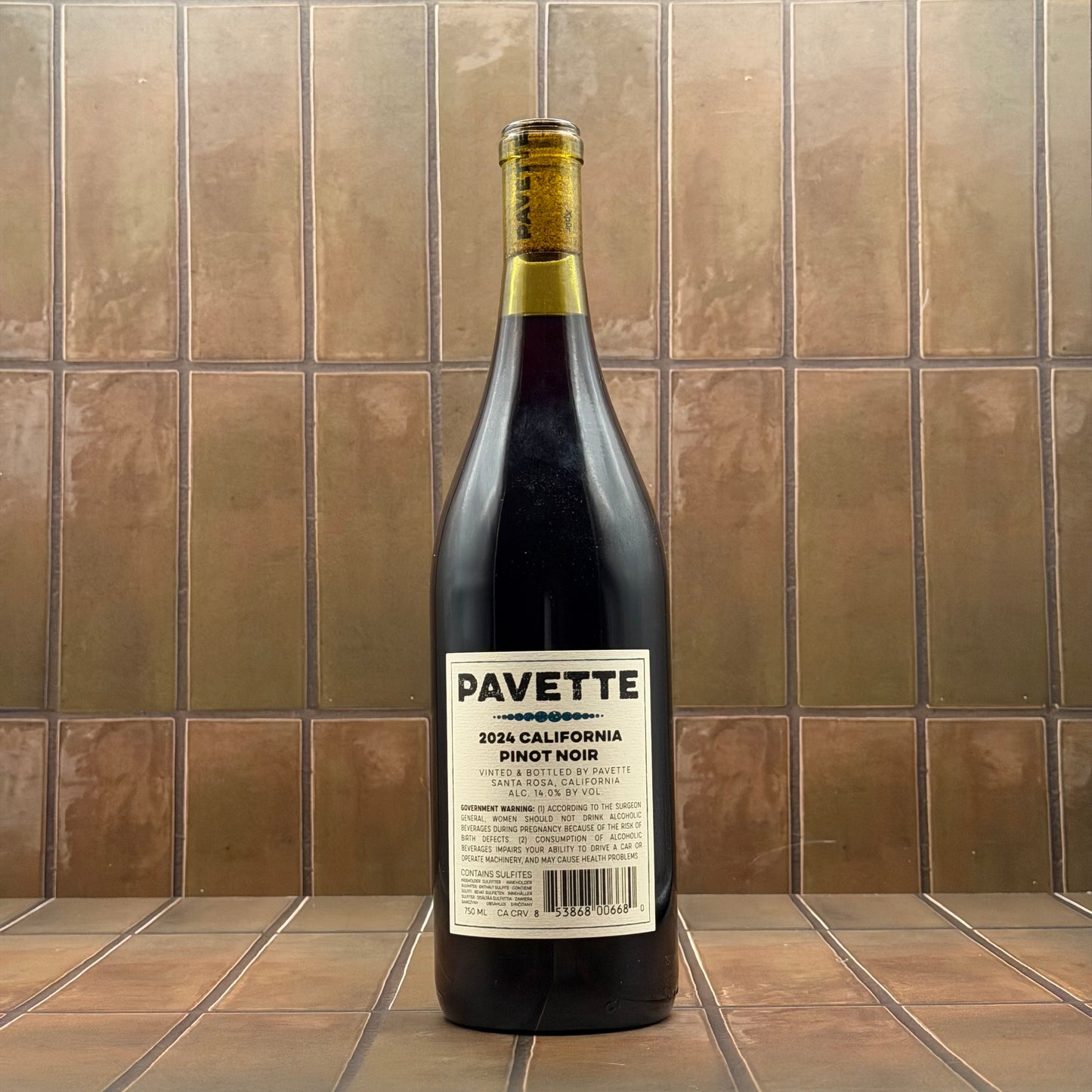 Pavette, Califonia, Pinot Noir 2024