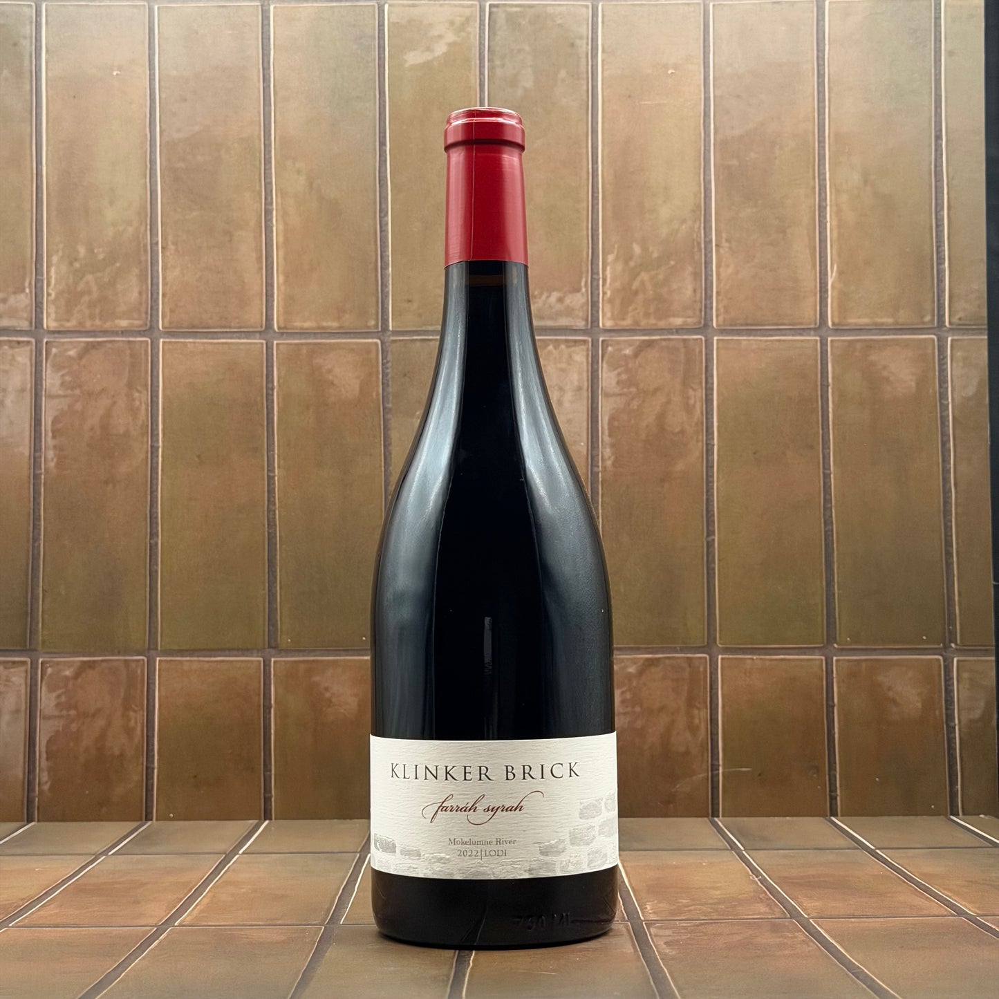 Klinker Brick 'Farráh' Lodi, California, Syrah, 2022