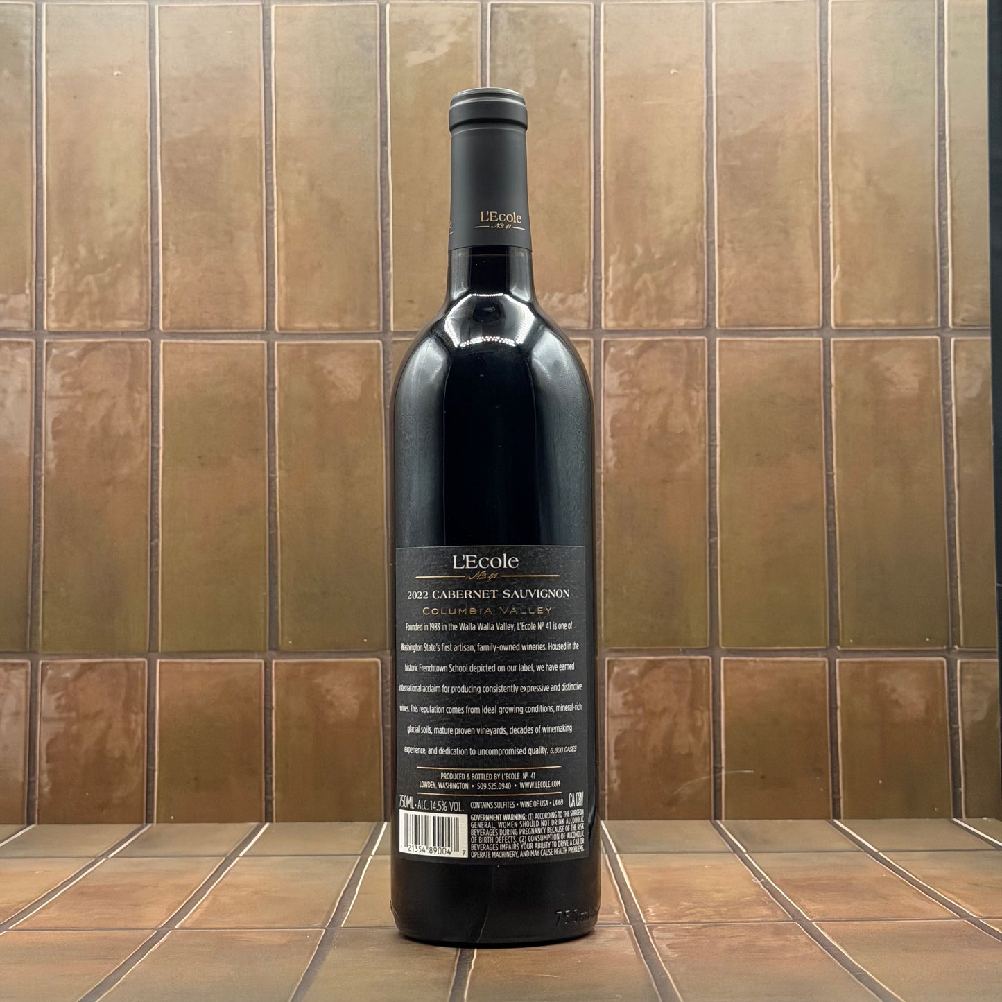 L'Ecole No. 41, Columbia Valley, Washington, Cabernet Sauvignon, 2022