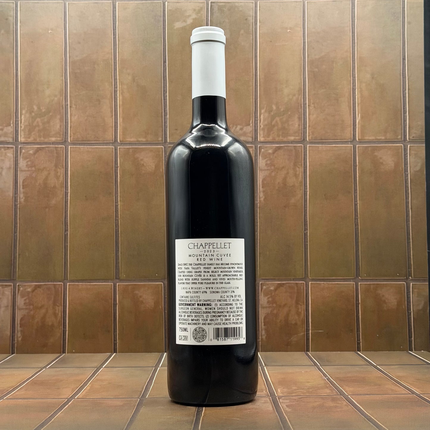 Chappellet, 'Mountain Cuvee', Napa Valley, California, Cabernet Blend, 2023