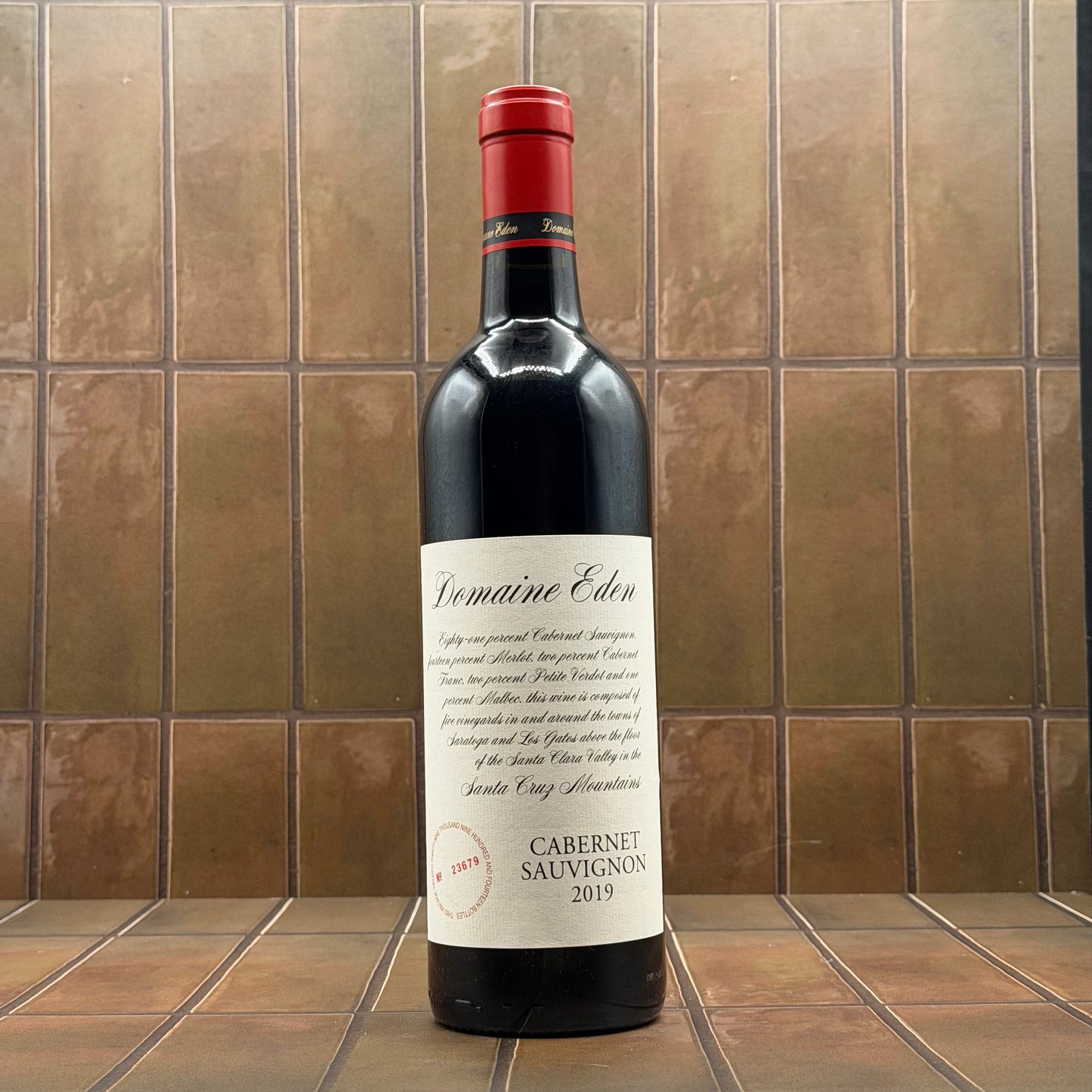 Domaine Eden, Santa Cruz Mountains, California, Cabernet Sauvignon, 2019