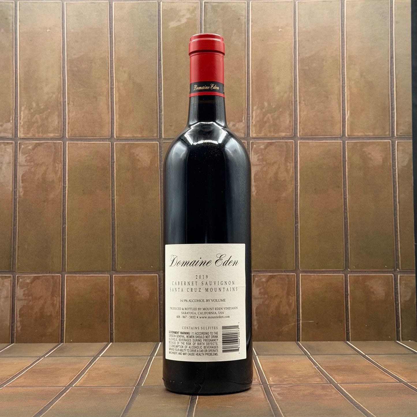 Domaine Eden, Santa Cruz Mountains, California, Cabernet Sauvignon, 2019