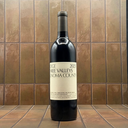 Ridge, 'Three Valleys', Sonoma, California, Zinfandel, 2023