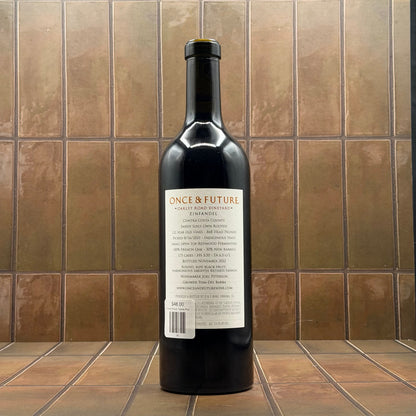 Once & Future, 'Oakley Road Vineyard' Contra Costa County, California, Zinfandel 2021
