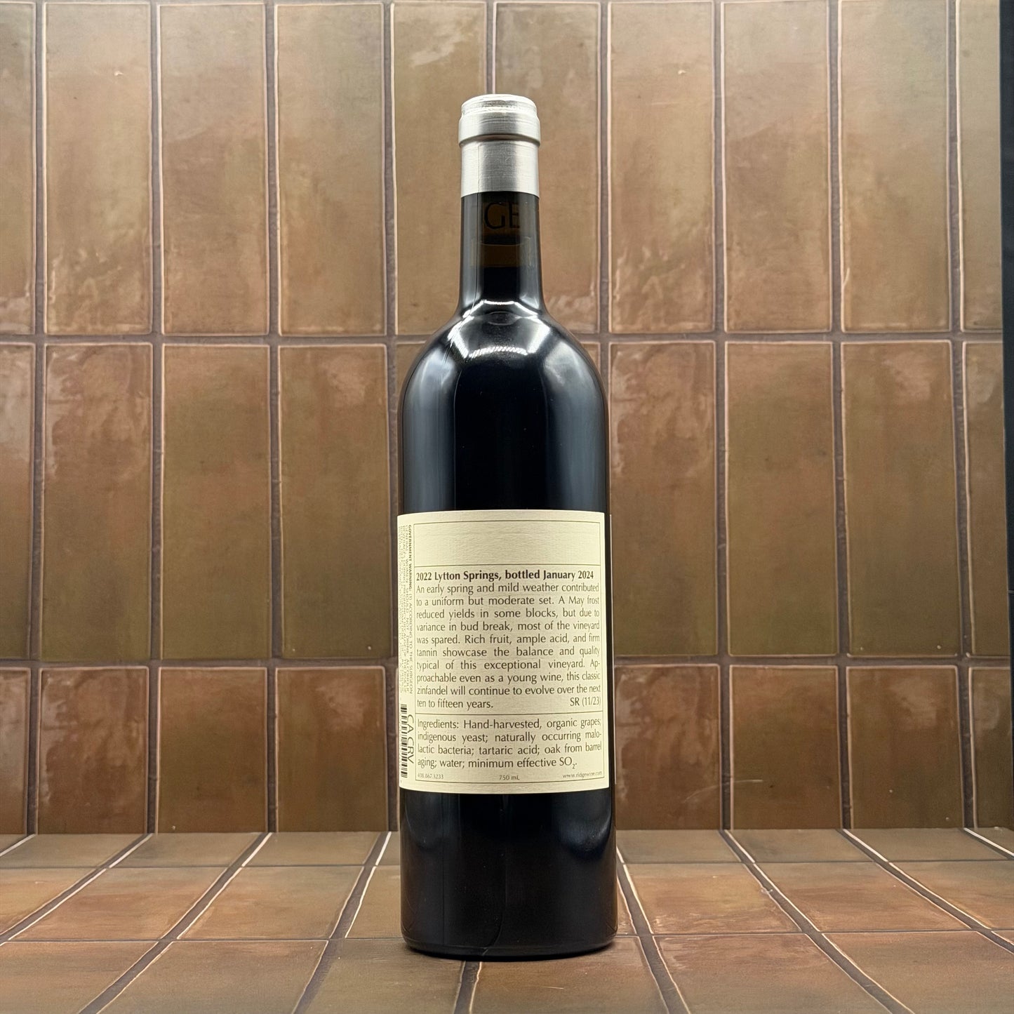 Ridge, 'Lytton Springs' Dry Creek Valley, Sonoma County, California, Zinfandel Blend 2022
