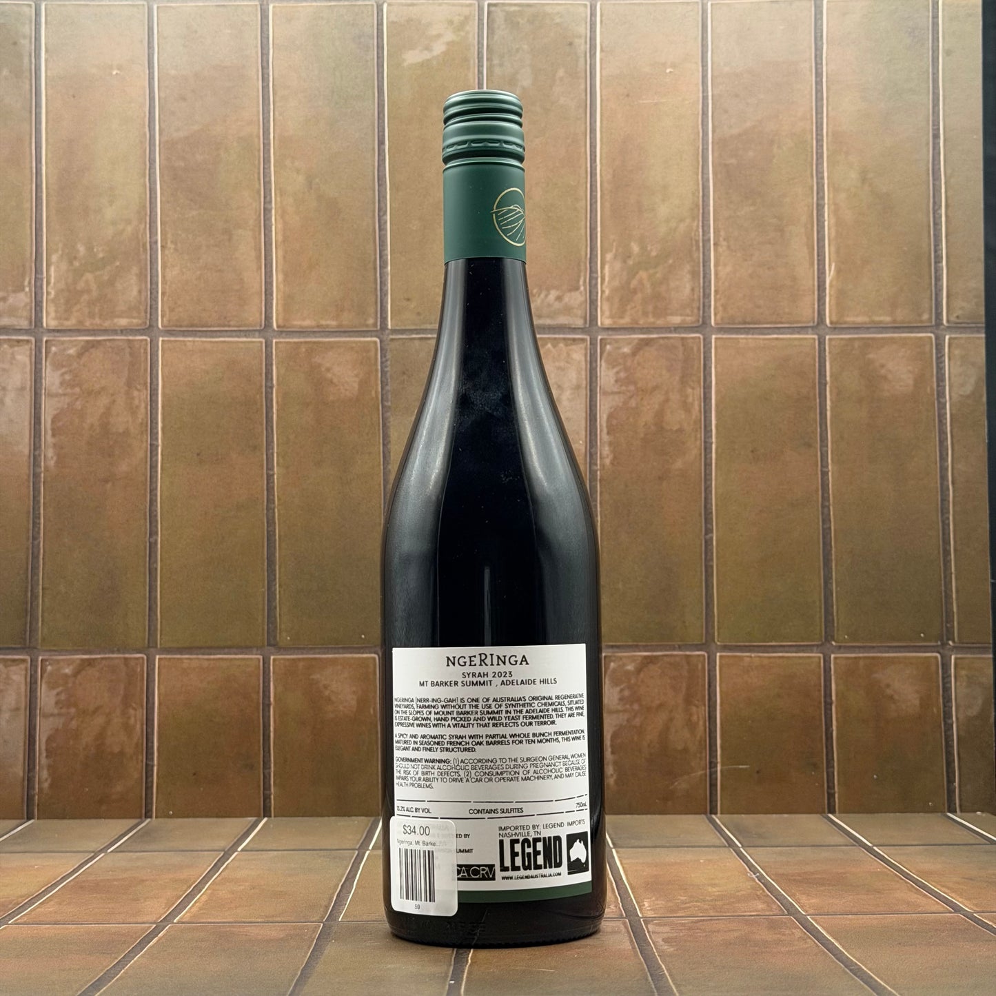 Ngeringa, Mt. Barker Summit, Adelaide Hills, Australia, Syrah, 2023