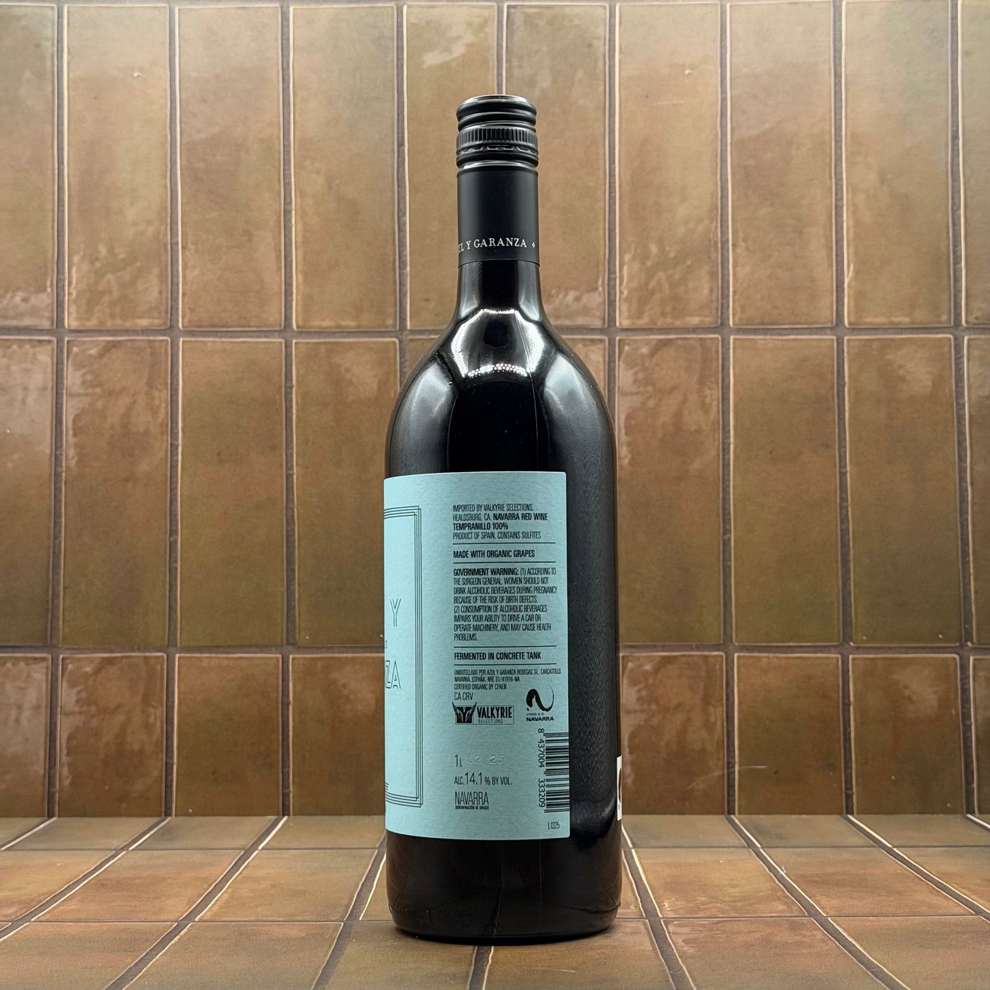 Azul y Garanza, Navarra, Spain, Tempranillo 2022 1L