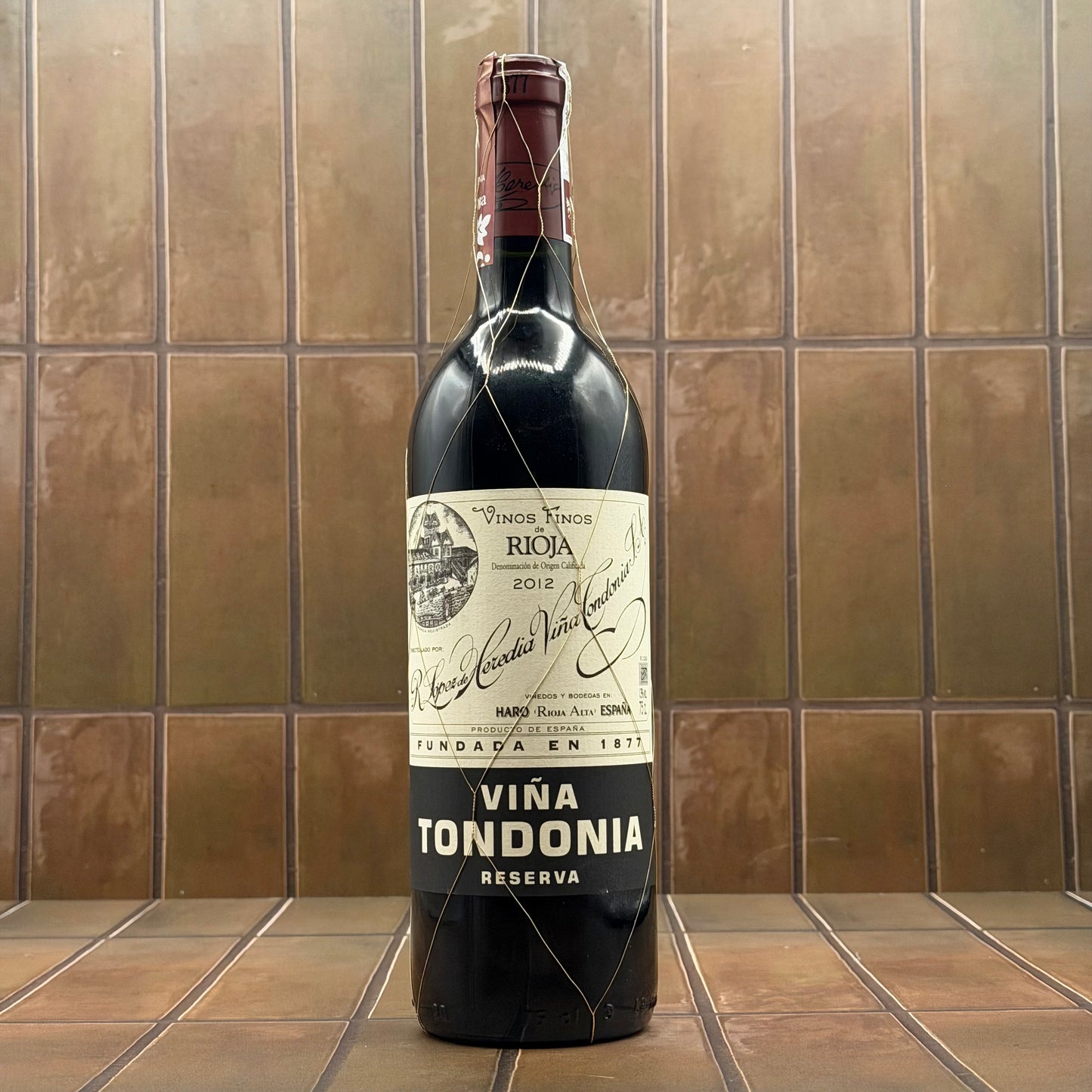 Lopez de Heredia, 'Vina Tondonia Reserva', Rioja, Spain, Tempranillo, 2012