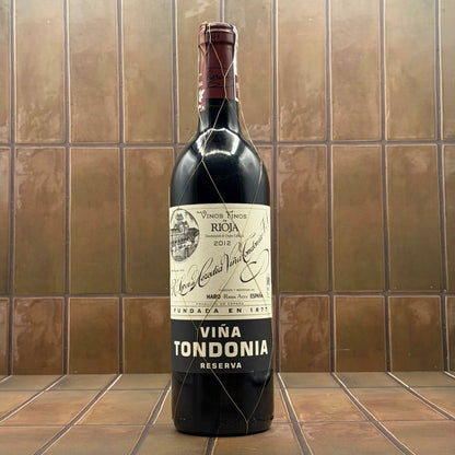 Lopez de Heredia, 'Vina Tondonia Reserva', Rioja, Spain, Tempranillo, 2012