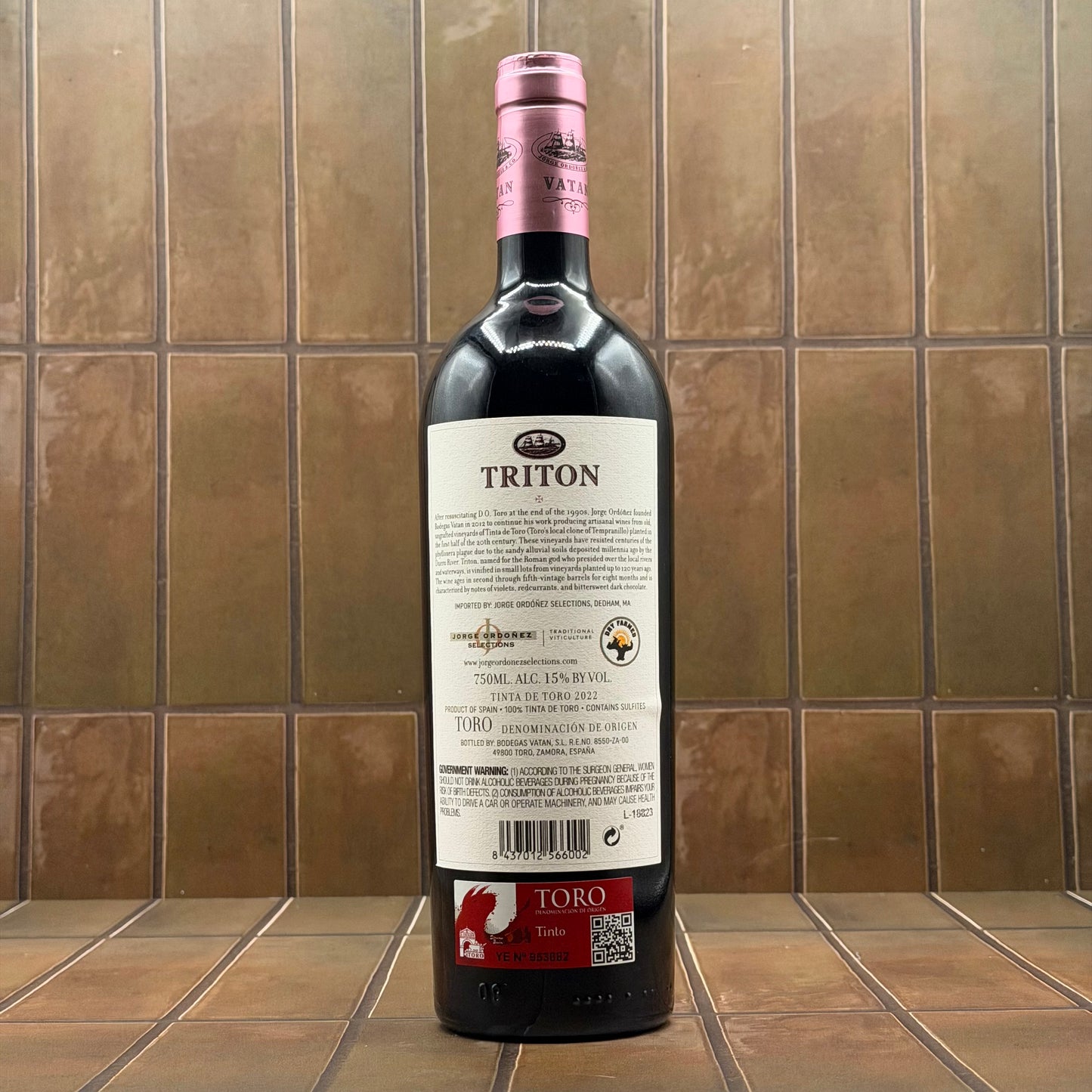 Triton, Toro, Spain, Tinto de Toro, 2022