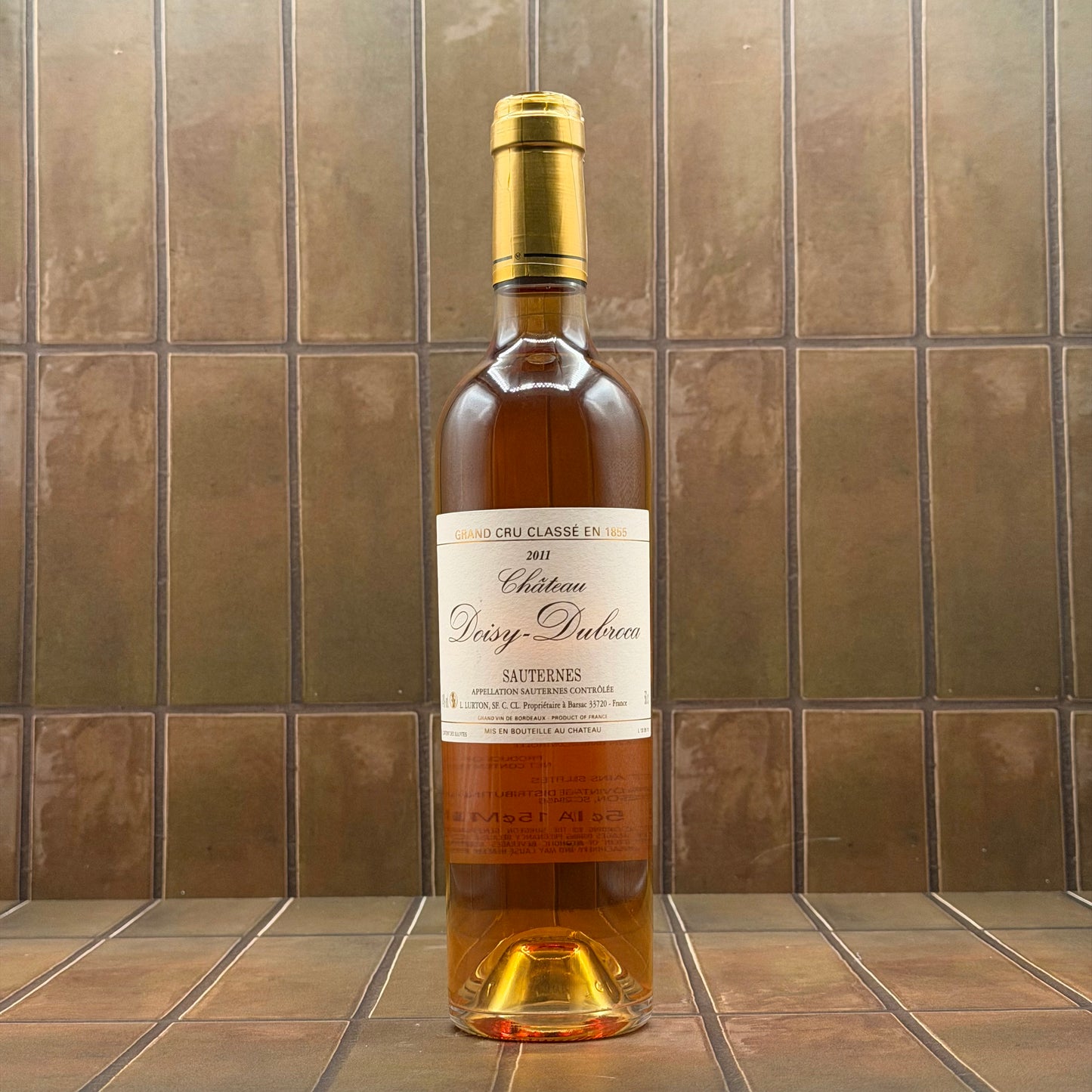 Chateau Doisy Dubroca, Sauternes, Bordeaux, France, Sémillon Blend 2011 500ml
