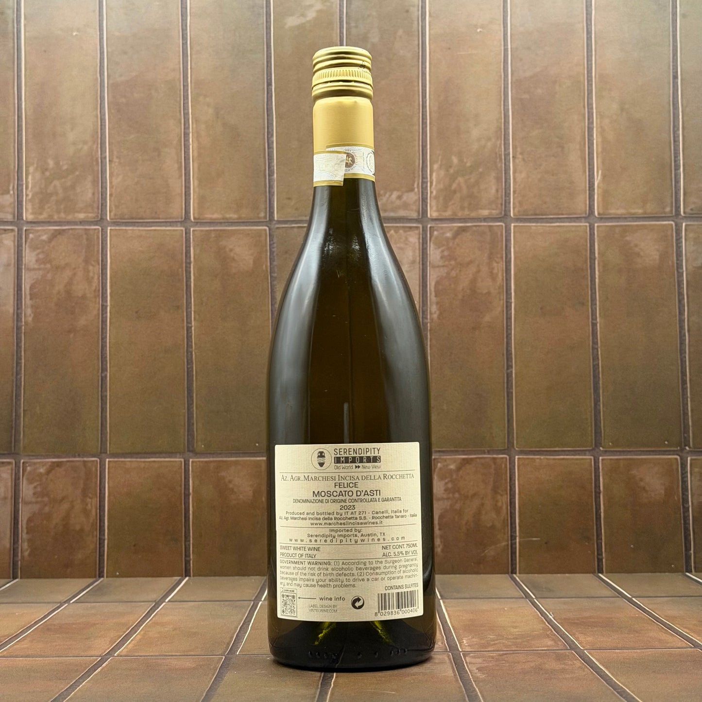 Marchesi Incisa, Moscato d'Asti, Piedmont, Italy, Moscato, 2023