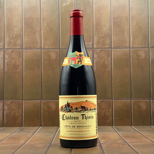 Chateau Thivin, Cote du Broully, Beaujolais, France, Gamay 2023