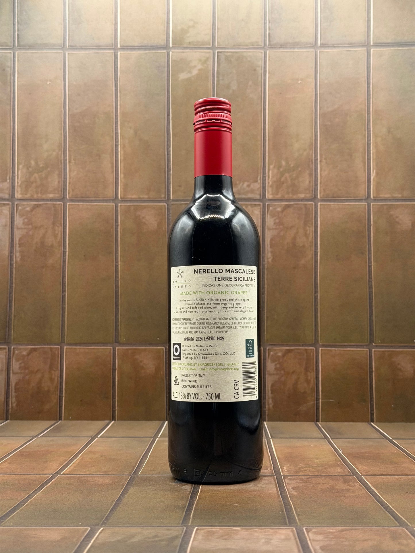 Molino A Vento, Sicily, Italy, Nerello Mascalese 2024