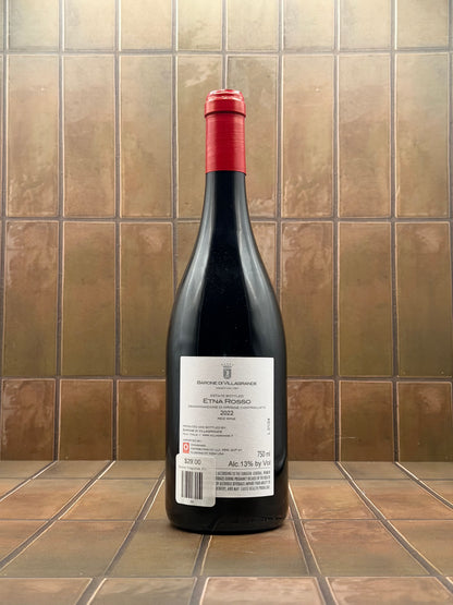 Barone Villagrande, Etna Rosso, Sicily, Italy, Nerello Mascalese, 2022