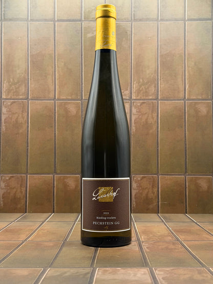 Lucashof, 'Pechstein Grosses Gewächs', Pfalz, Germany, Riesling, 2022