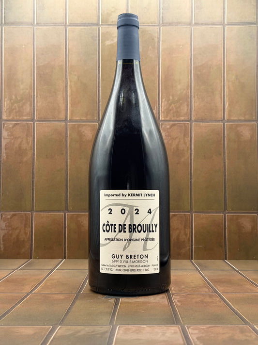 Guy Breton, Cote du Brouilly, Beaujolais, France, Gamay 2024 1.5L