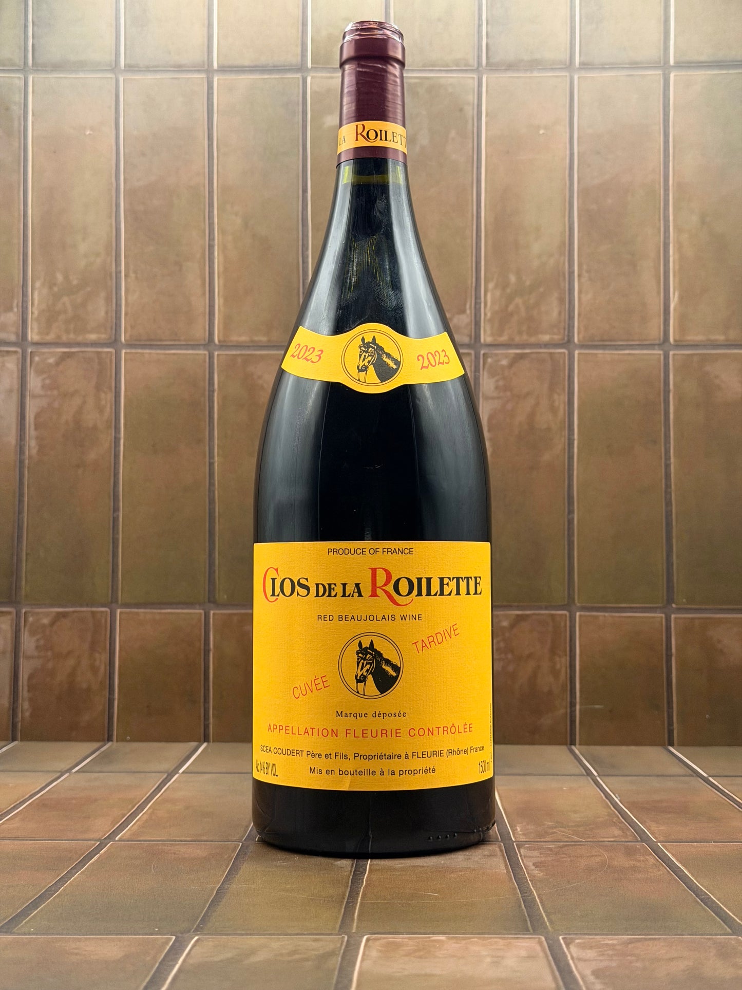 Clos de la Roilette, 'Cuvee Tardive' Fleurie, Beaujolais, France, Gamay, 2023 1.5L