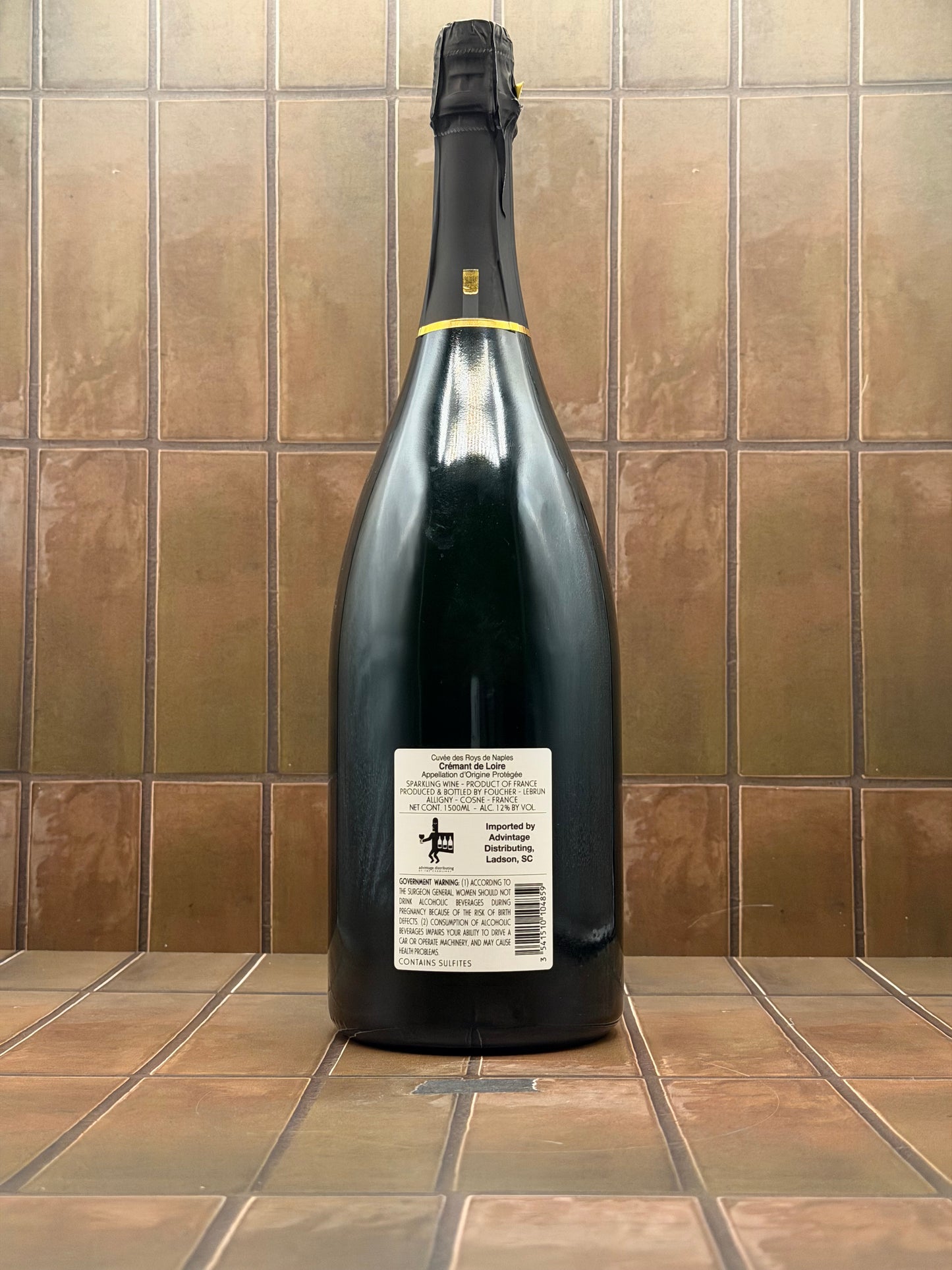 Foucher, 'Cuvee des Roys', Cremant de Loire, France NV