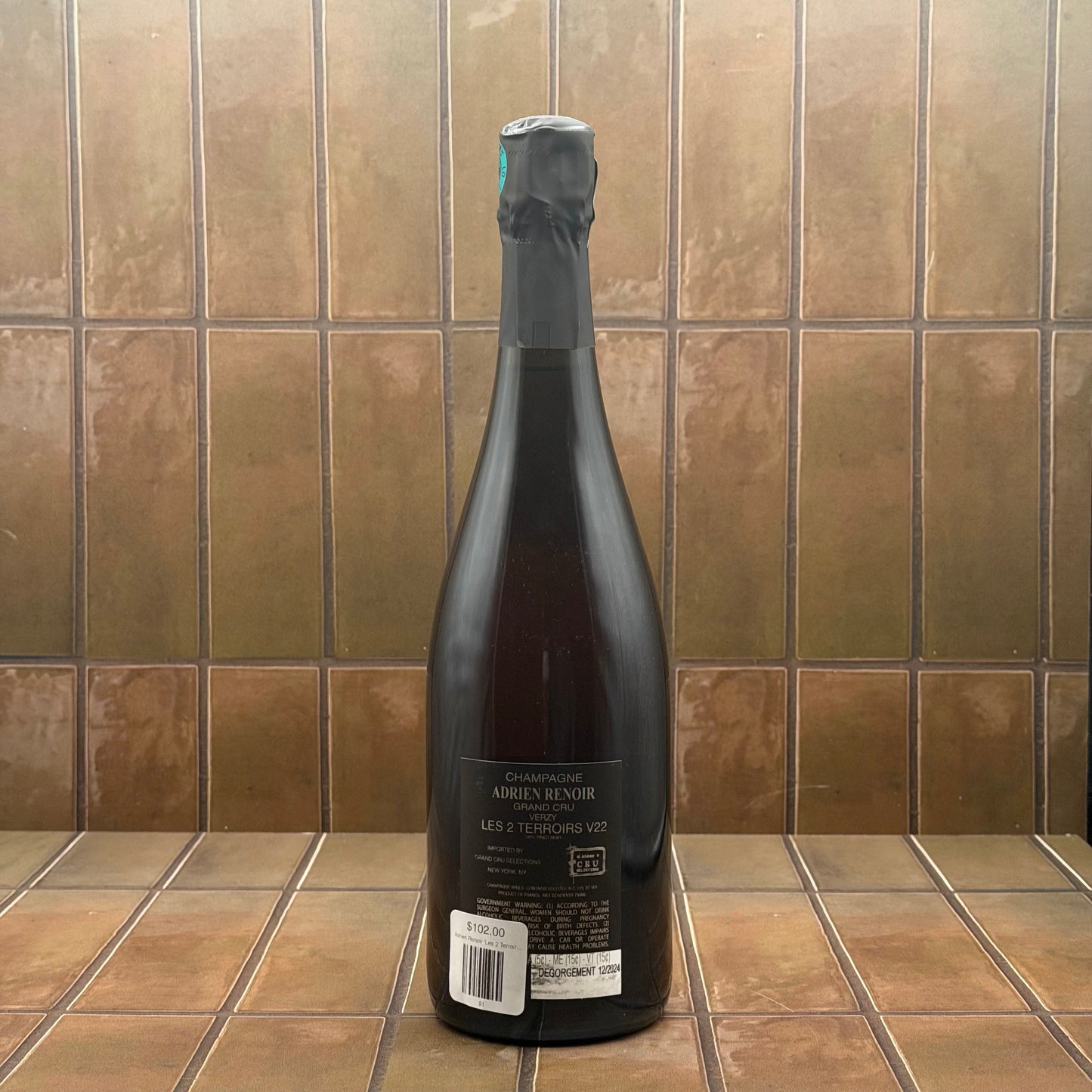 Adrien Renoir 'Les 2 Terroirs Rose' Extra Brut, Verzy Grand Cru, Champagne, France, NV