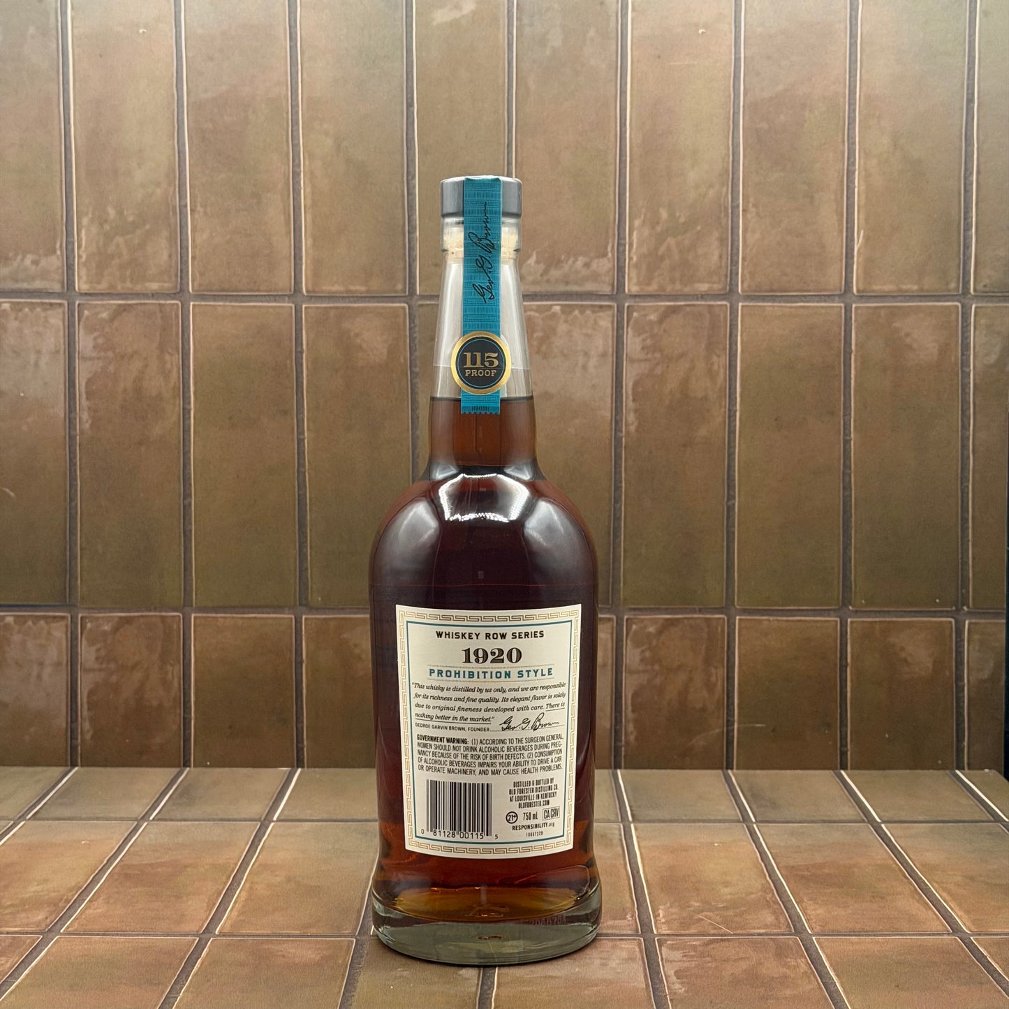 Old Forester 1920 Prohibition Kentucky Straight Bourbon Whisky