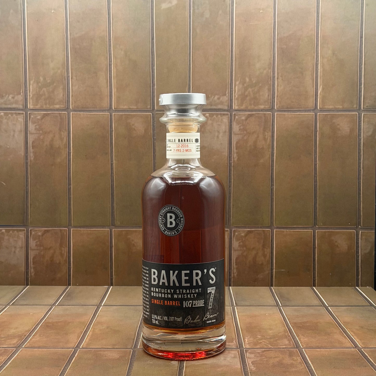 Baker's 7 Year Single Barrel Kentucky Straight Bourbon