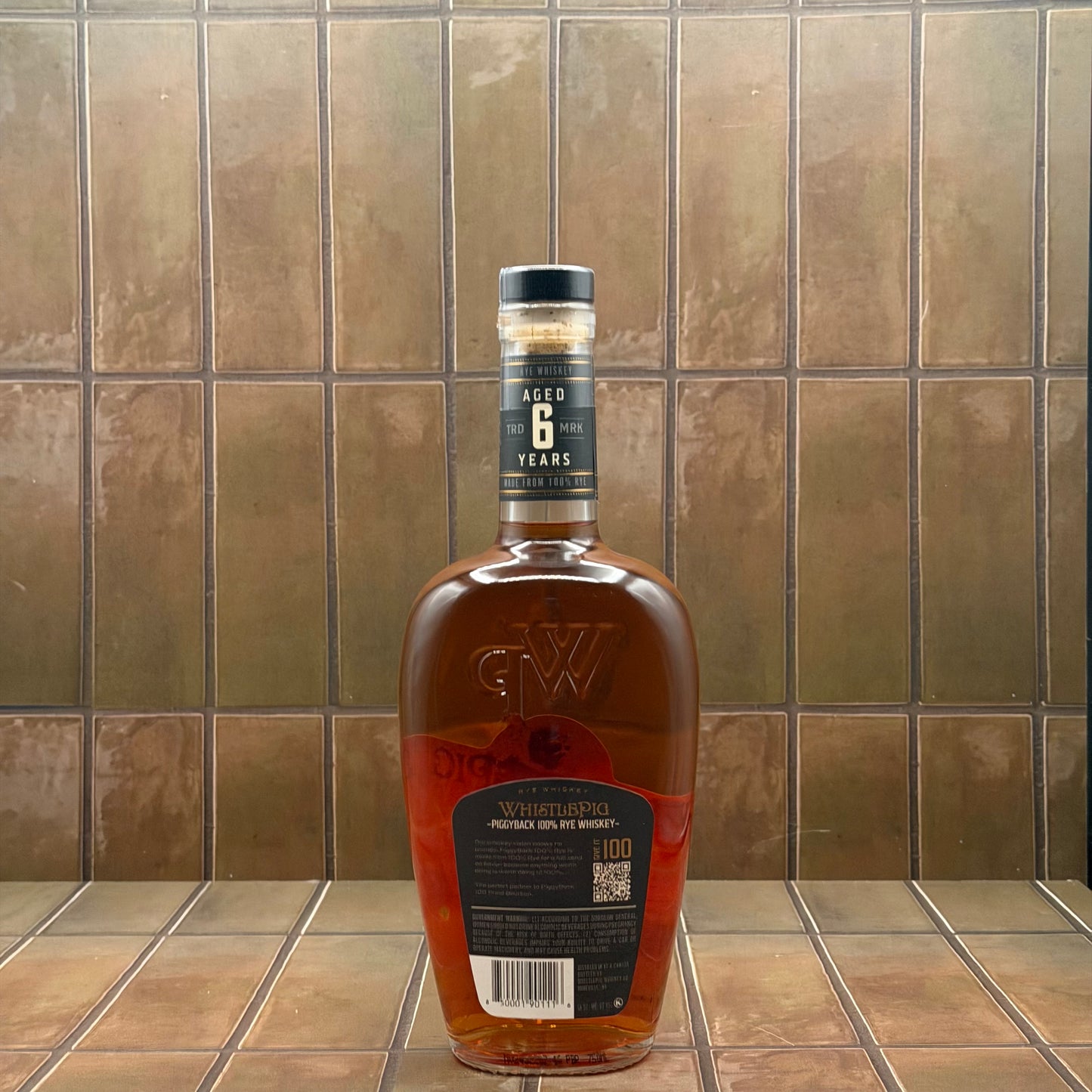 WhistlePig Piggy Back Rye Whiskey