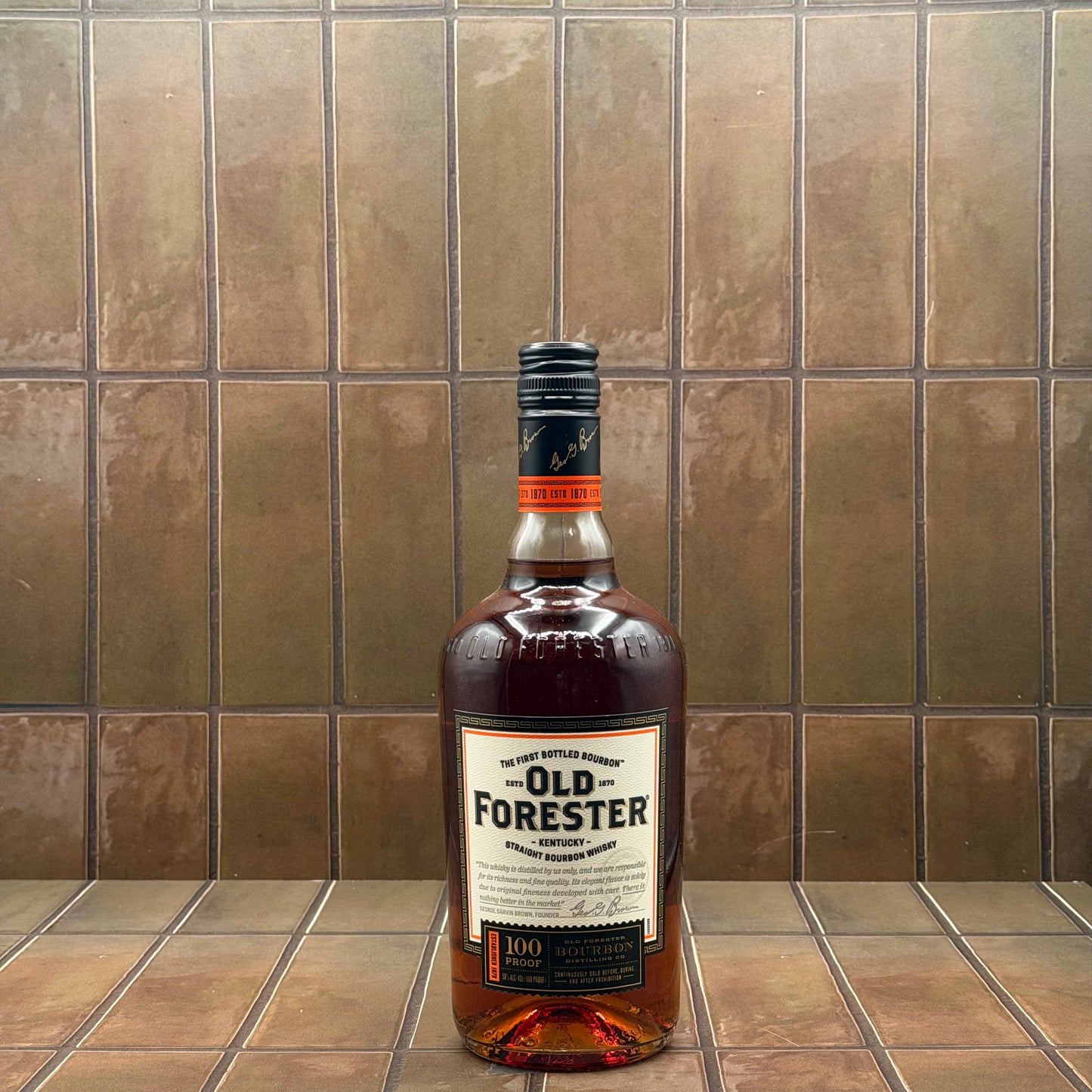 Old Forester Signature 100 proof Kentucky Straight Bourbon Whisky