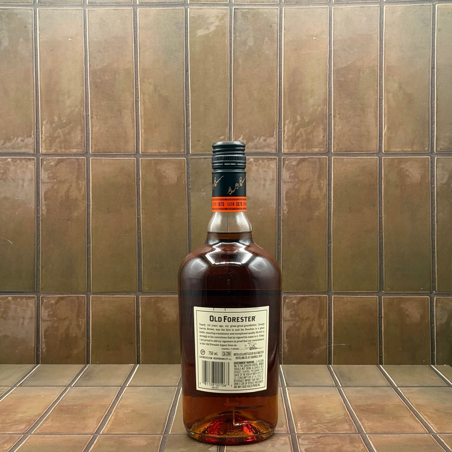 Old Forester Signature 100 proof Kentucky Straight Bourbon Whisky