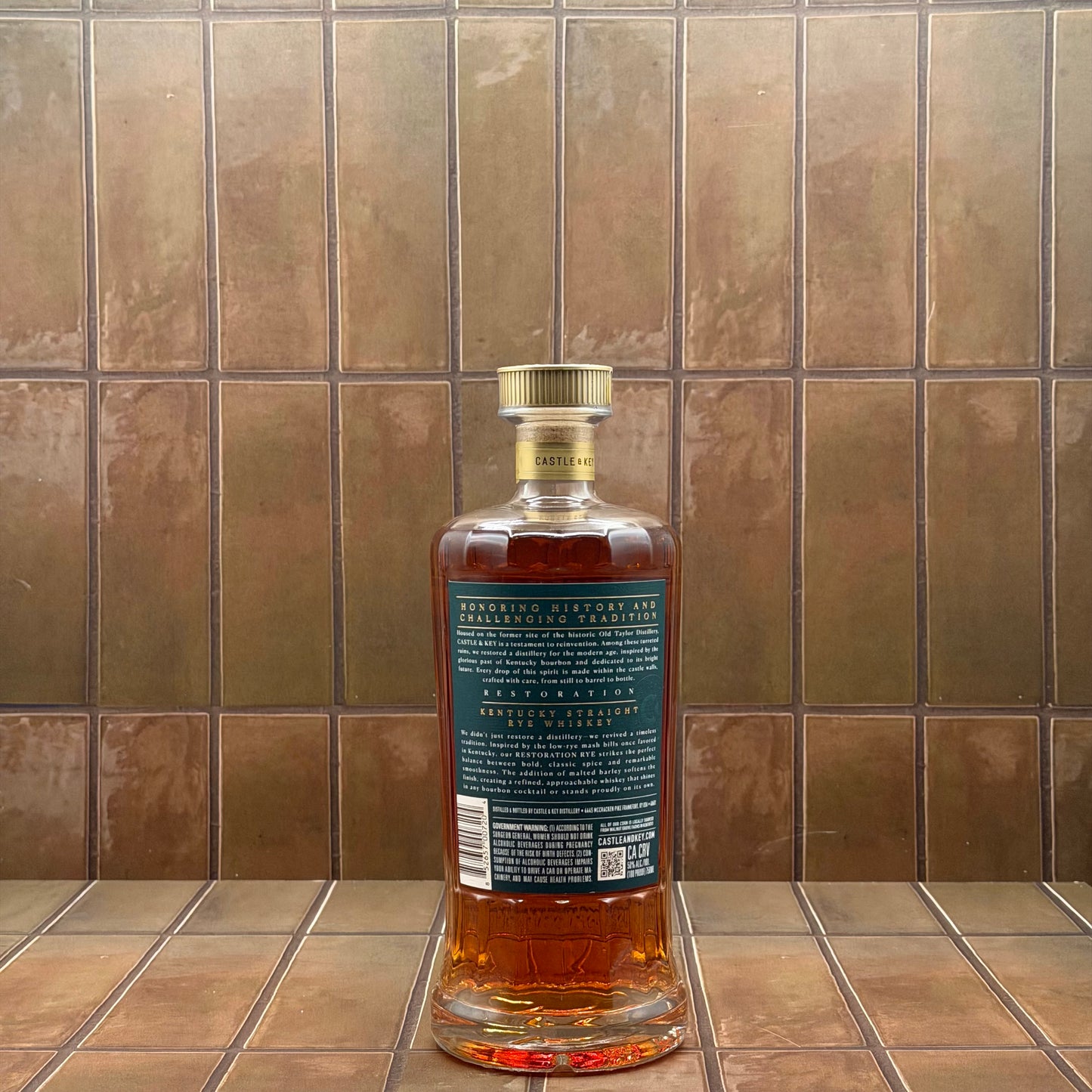 Castle & Key Restoration Kentucky Straight Rye Whiskey