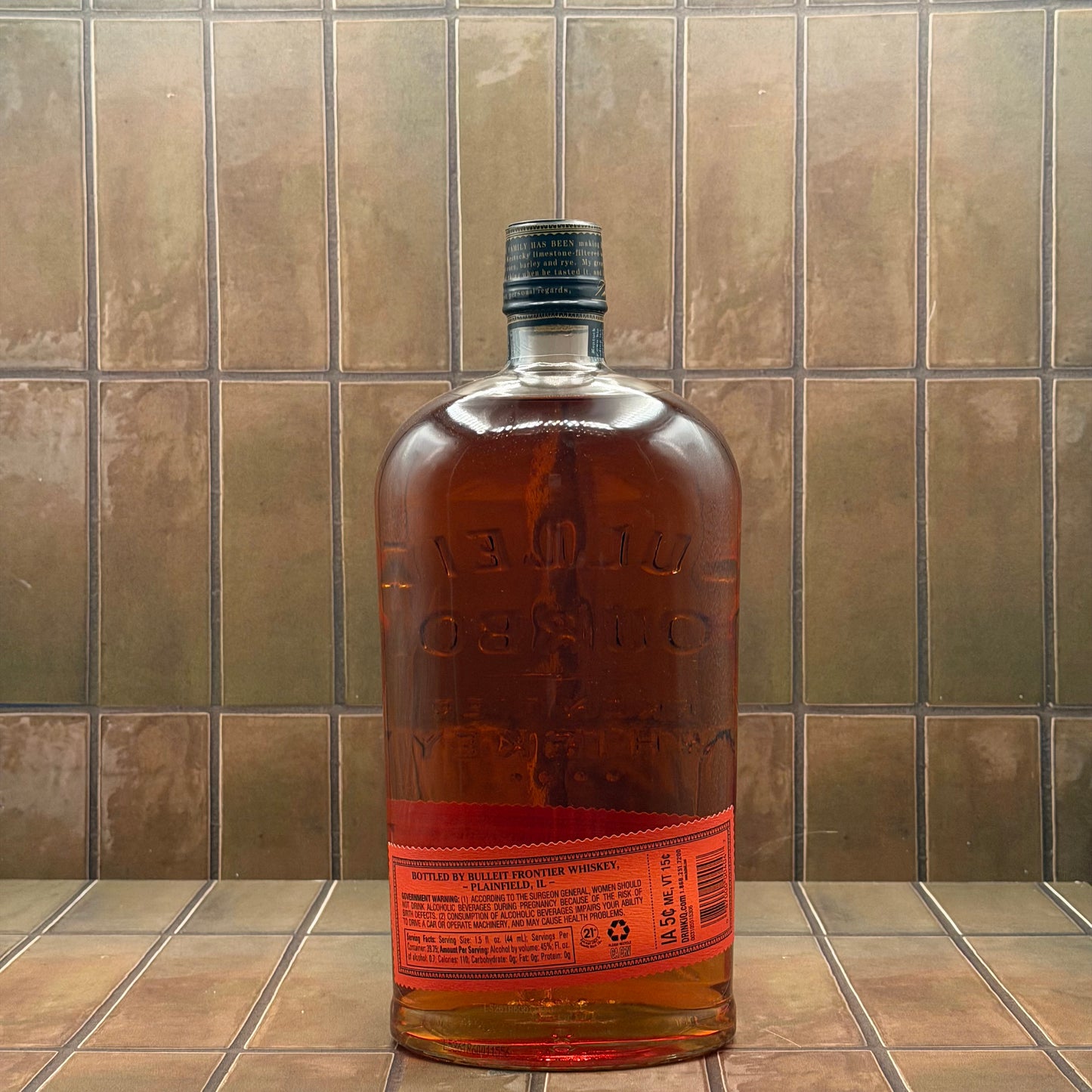 Bulleit Straight Bourbon Whiskey, 1.75L