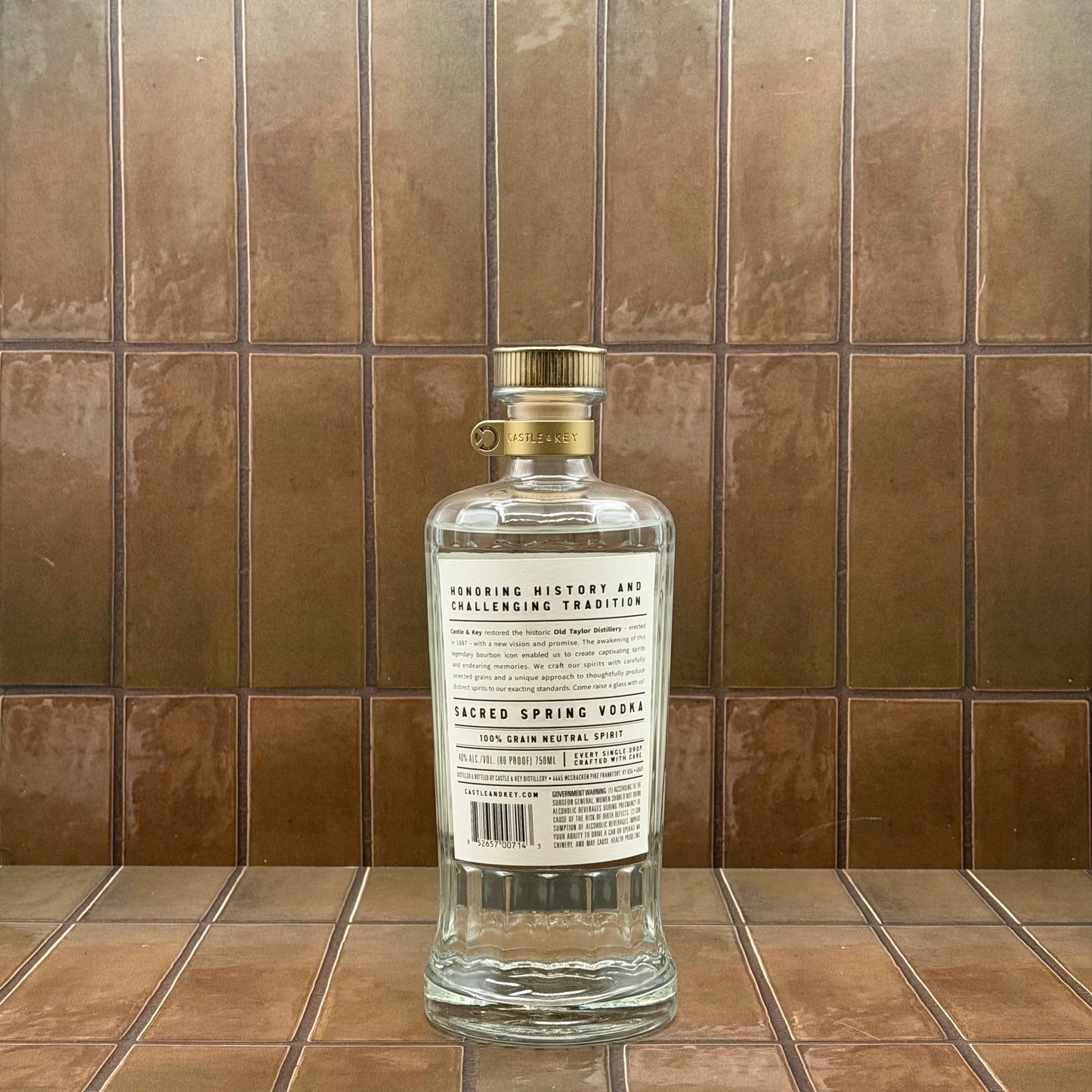 Castle & Key Sacred Spring Vodka
