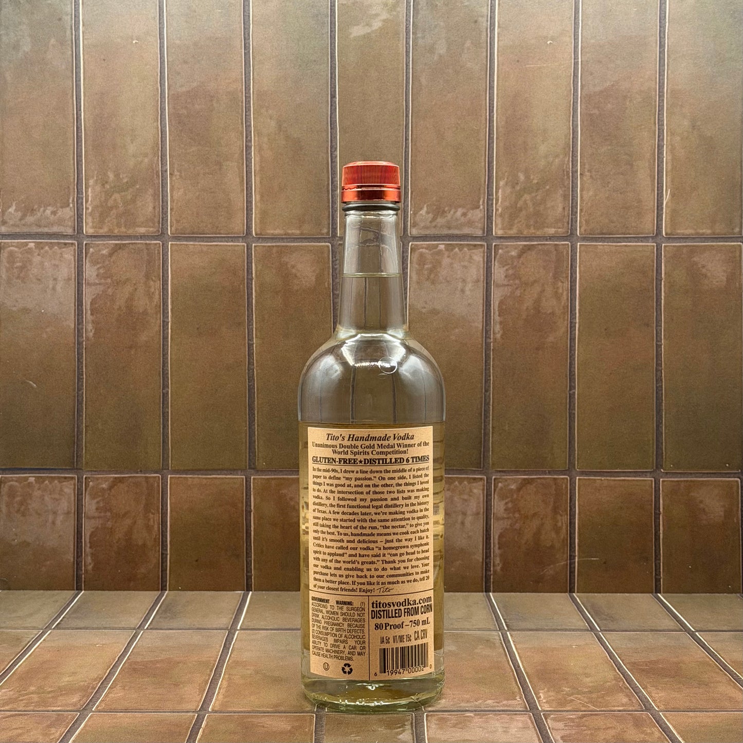 Tito's Handmade Vodka, 750ml