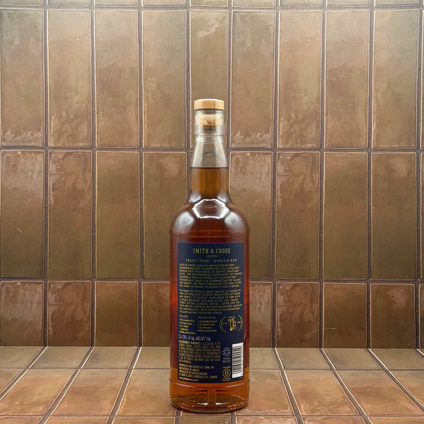 Smith & Cross Jamaican Navy Strength Rum