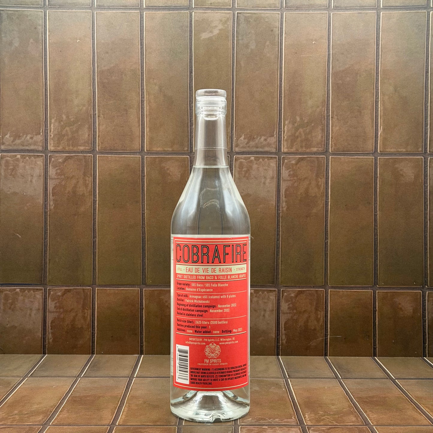 PM Spirits Project “Cobra Fire” Eau-de-Vie