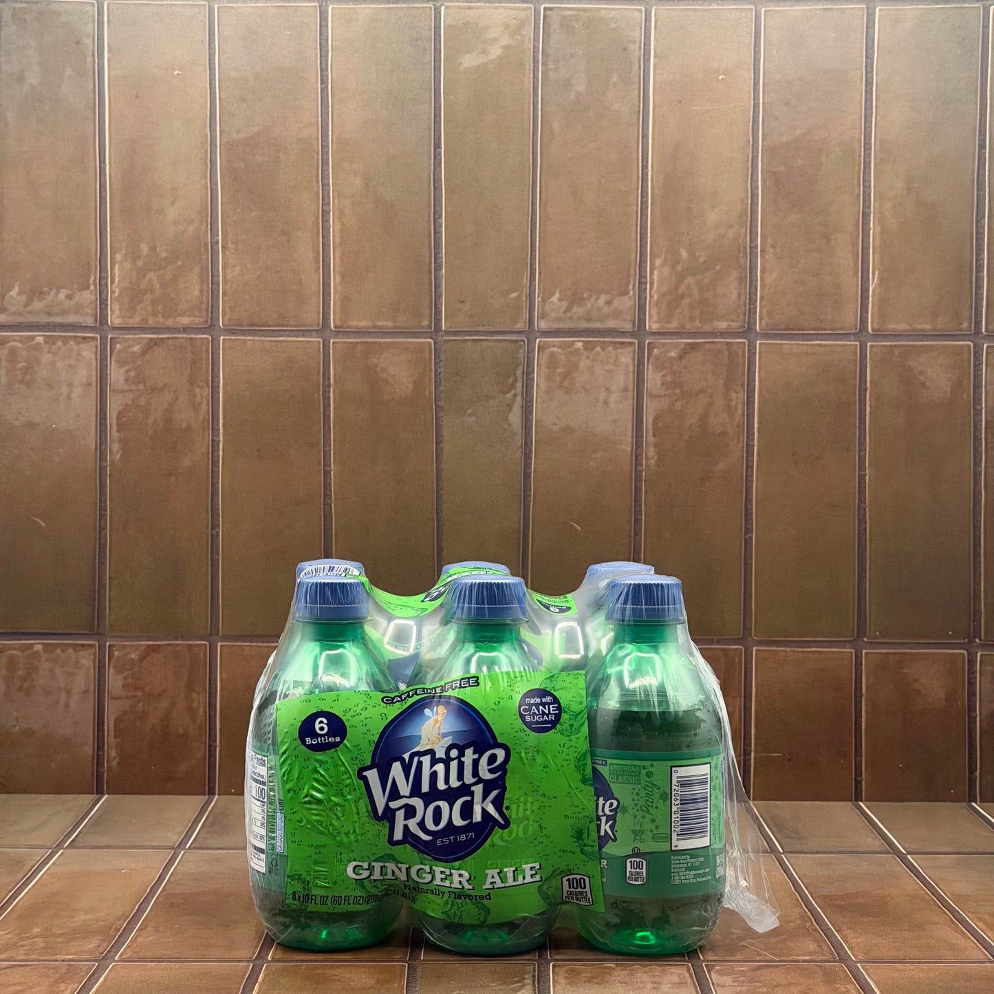 White Rock Premium Ginger Ale, 10oz 6 pack