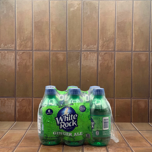 White Rock Premium Ginger Ale, 10oz 6 pack