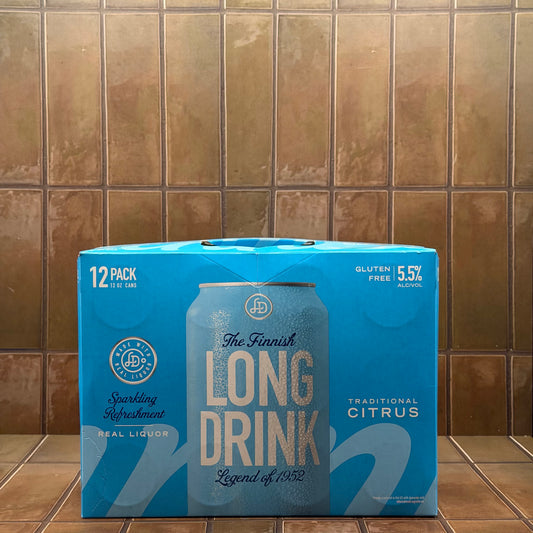 The Finnish Long Drink Traditional Citrus, 12 pack