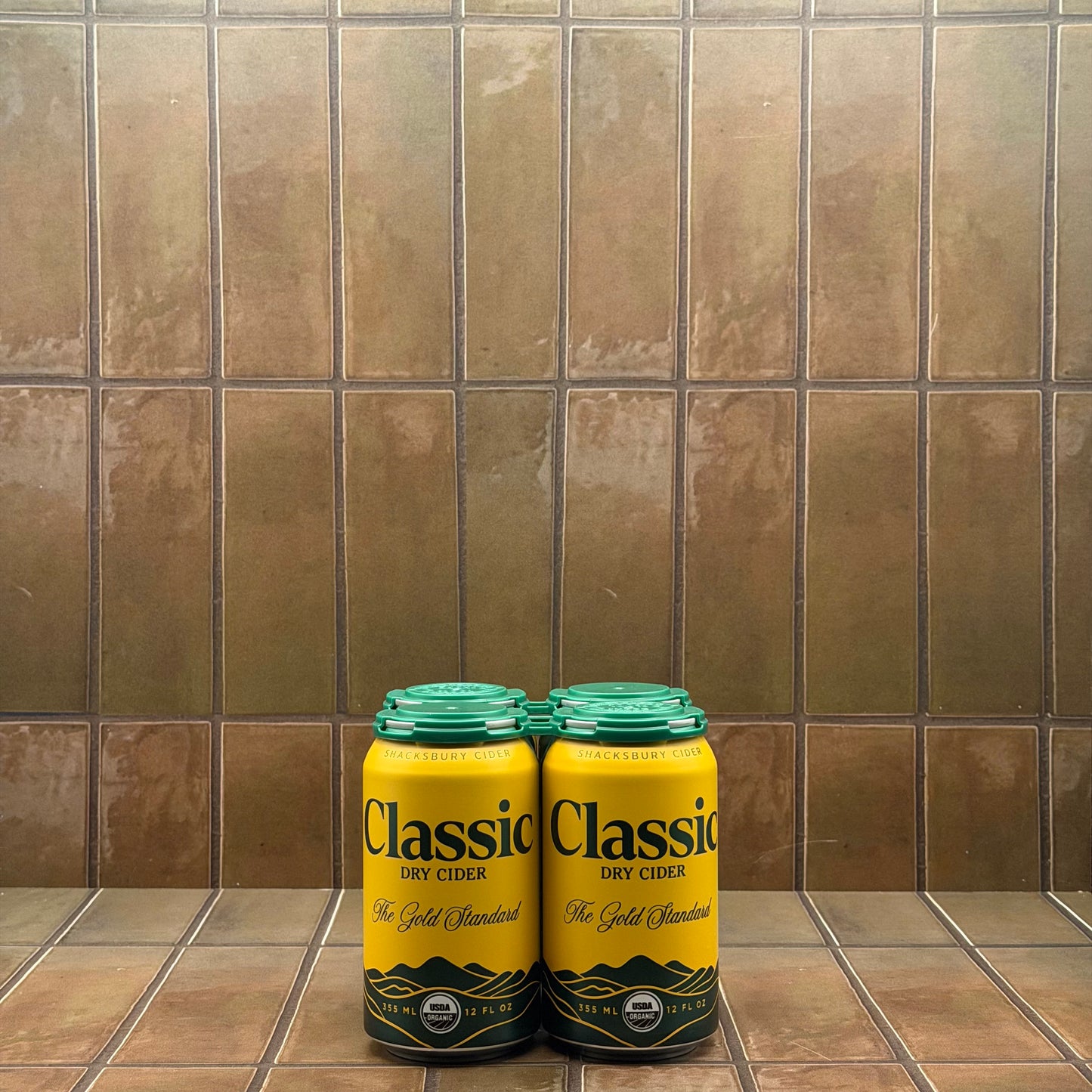 Shacksbury Organic Classic Dry Cider, 4 pack