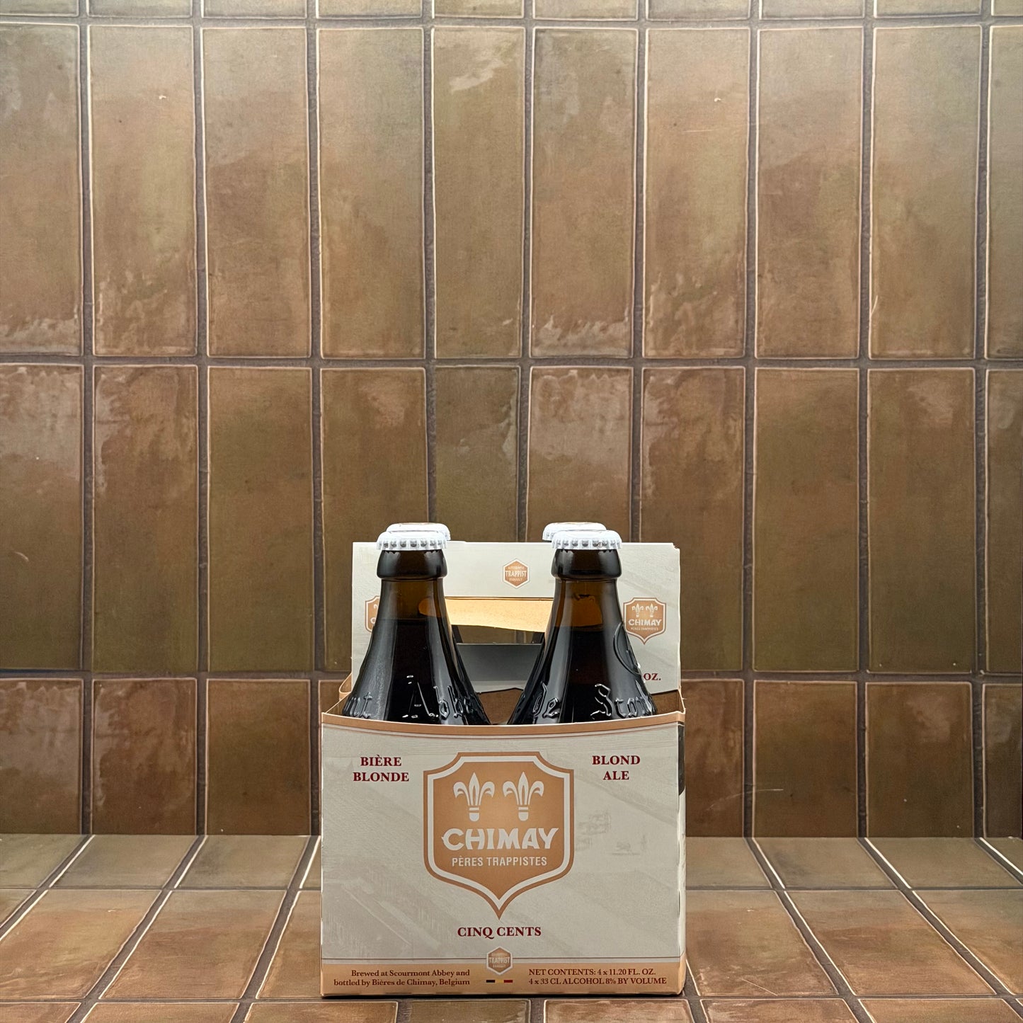 Chimay Cinq Cents Trappist Belgian Tripel Ale (White), Single