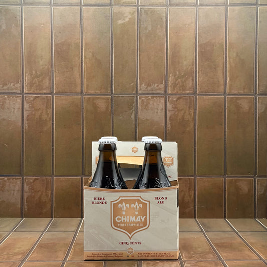 Chimay Cinq Cents Trappist Belgian Tripel Ale (White), Single