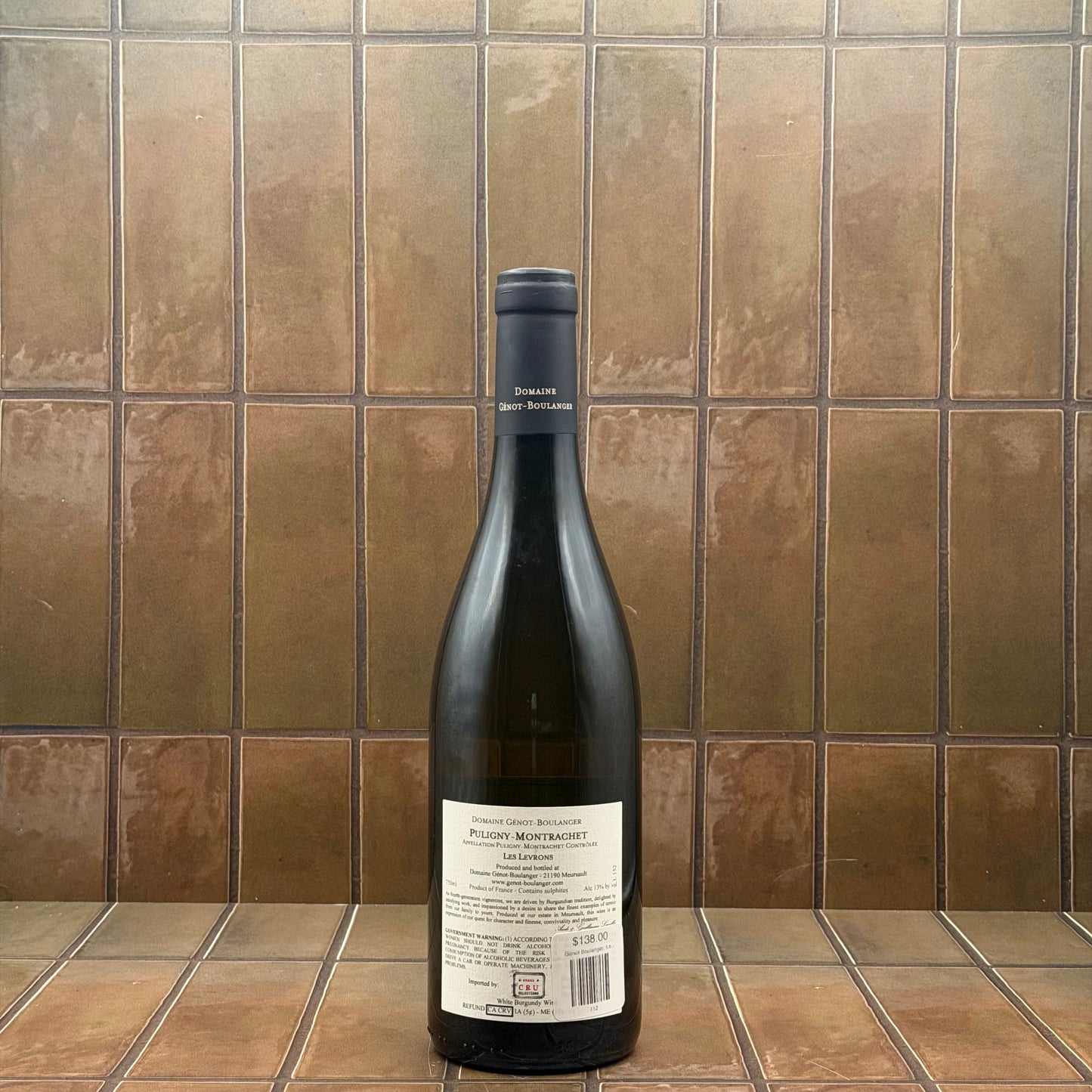 Genot Boulanger, 'Les Levrons', Puligny Montrachet, Chardonnay 2023