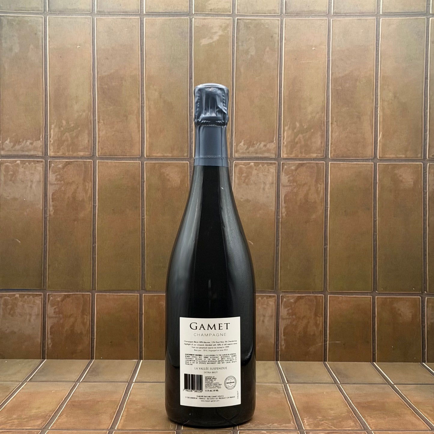 Gamet, 'La Valle Suspendu', Extra Brut, Vallee de la Marne, Champagne, France, NV