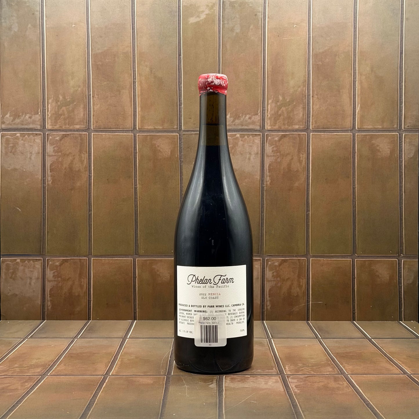 Phelan Farm, San Luis Obispo, California, Mencia 2022